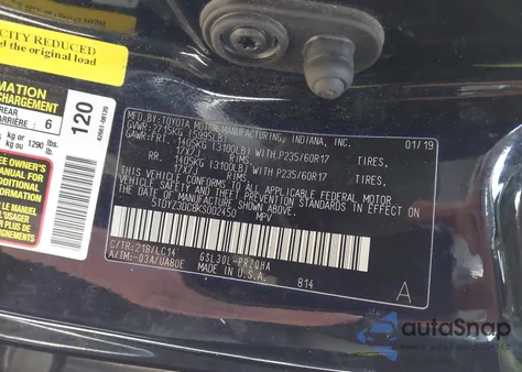 2019 Toyota Sienna Xle 8 Passenger из США, поврежденный, VIN 5TDYZ3DC8KS002450